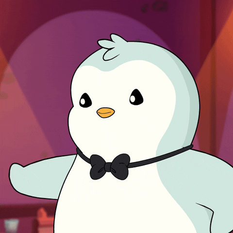 Wink Flirt GIF by Pudgy Penguins