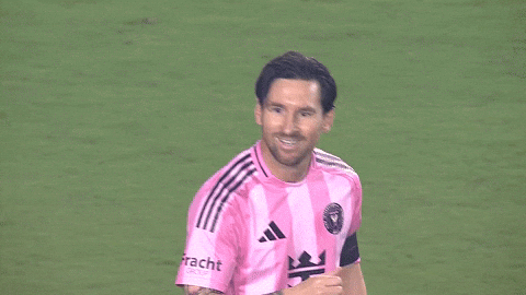 Happy Lionel Messi GIF by Major League Soccer