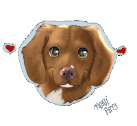 Dog Hearts Sticker