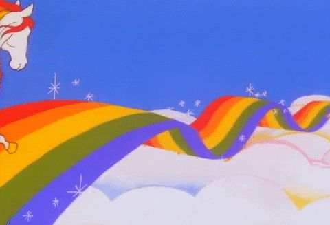 rainbow brite 80s GIF