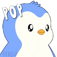 Pop Penguin Sticker by Pudgy Penguins