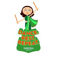 TaneiraSarees dance dandiya navaratri taneira Sticker