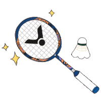 Badminton Racket Sticker by VICTOR
