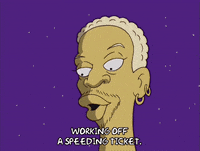 Speeding Episode 4 GIF by The Simpsons