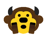 University Of Colorado Chip The Buffalo Sticker by CUBoulder