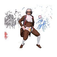 Independence Day America Sticker