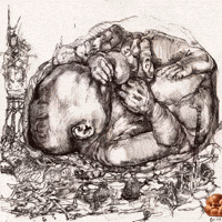 Drawing Sitting GIF by Alex Boya