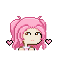 In Love Pixel Sticker