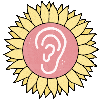 Flower Ear Sticker