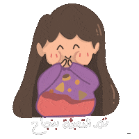 Eating Sticker