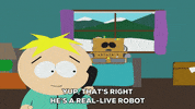 confused butters stotch GIF by South Park 