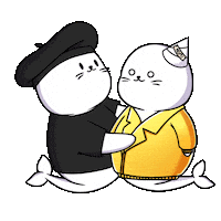 Celebrate Cheer Up Sticker by Sappy Seals