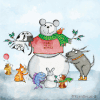 snow winter GIF