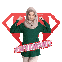 bondamilk mom mommy super hero super power Sticker