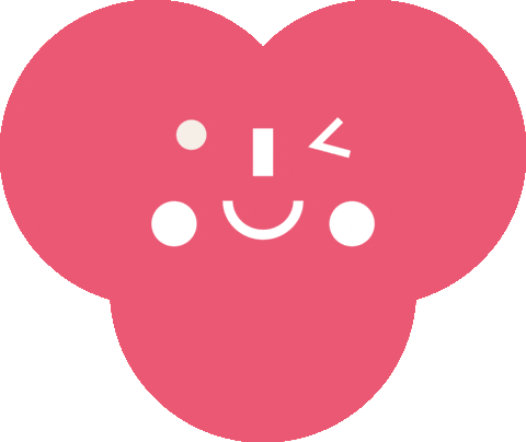 Face Winking Sticker by Magnetic Me