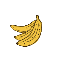 piccola_erin bananas erincunningham studiopiccola Sticker