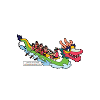 Dragon Boat Art Sticker by National Arts Council Singapore