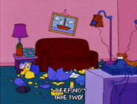 homer simpson couch gag GIF