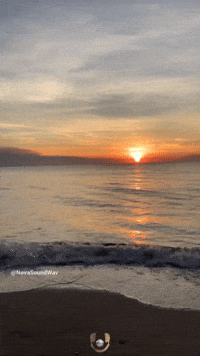 Caribbean Morning Sunrise Sun On Horizon ASMR Ocea