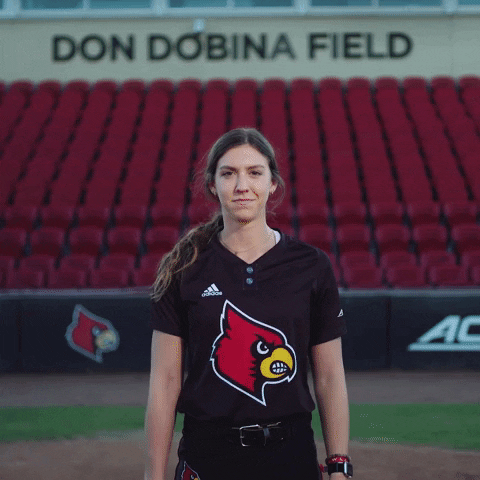 University Of Louisville Softball GIF by Louisville Cardinals