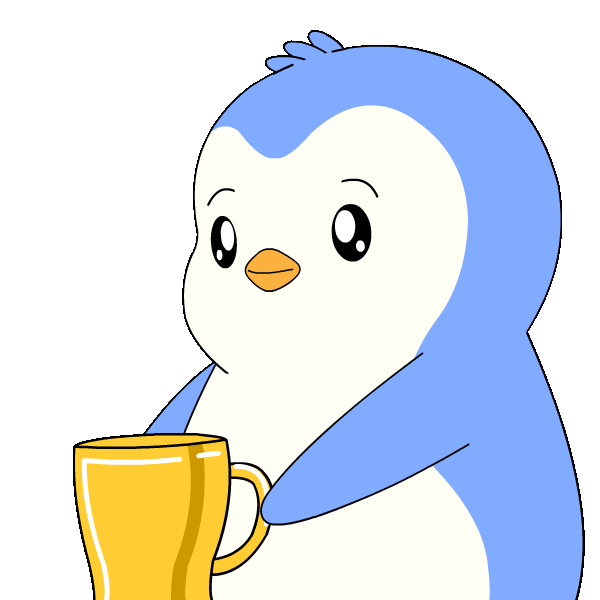 Burning On Fire Sticker by Pudgy Penguins