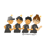 Friends Team Sticker by Moments by Gin