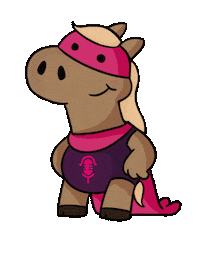 Super Hero Horse Sticker by EHS Communications