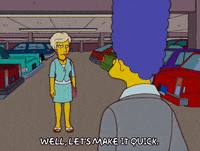 marge simpson cars GIF