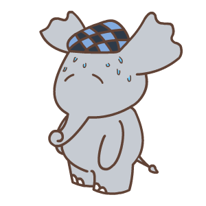Emoji Elephant Sticker