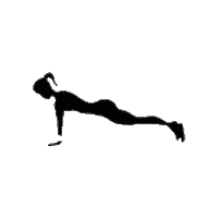 Plank Sticker by Tread Tabata Bend