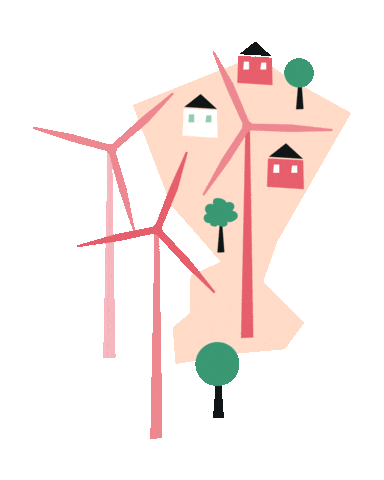 Kooperation Vindkraft Sticker by Coompanion Göteborgsregionen