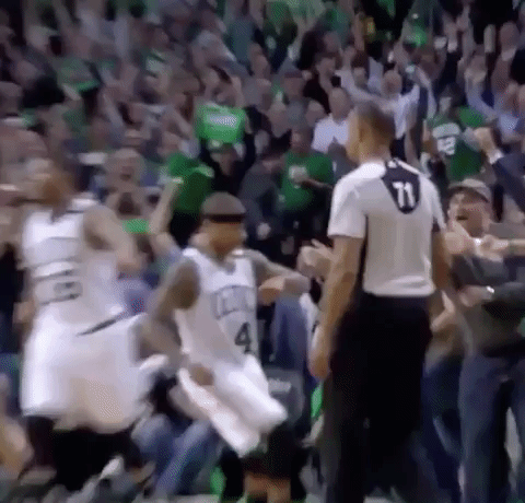 Isaiah Thomas Reaction GIF by Boston Celtics