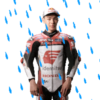 Raining Takaaki Nakagami Sticker by MotoGP