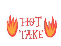 Fire Hot Take Sticker by Sanne69
