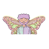 Glitter Butterfly Sticker