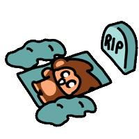 Rest In Peace Goodbye Sticker