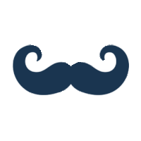 mustache Movember STICKER by imoji