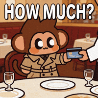 Shocked Credit Card GIF by Chimpers