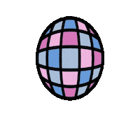 80S Disco Sticker