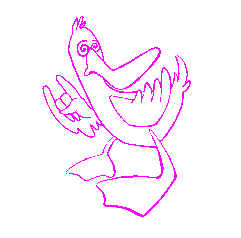 Pink Rock Sticker