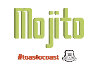 cocktail mojito Sticker by Toastocoast