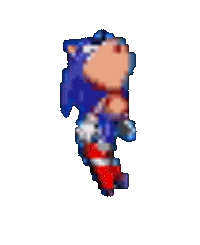 go fast sonic the hedgehog Sticker by Leroy Patterson