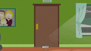 portrait door GIF by South Park 