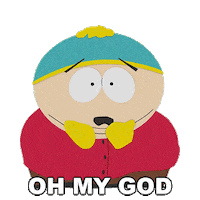 Eric Cartman Omg Sticker by South Park