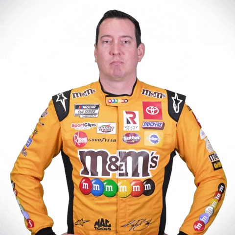 Kyle Busch Point GIF by Joe Gibbs Racing