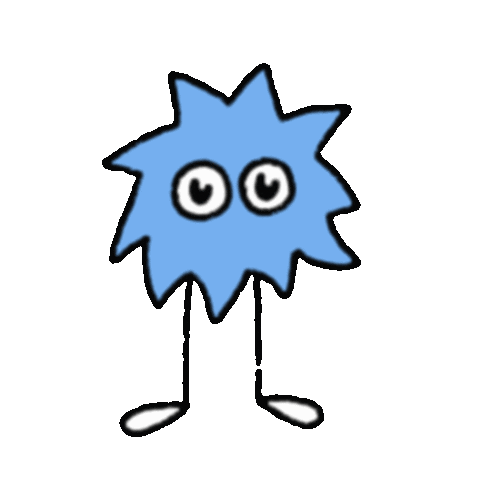 Doodle Virus Sticker