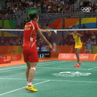 Badminton GIF by Olympics