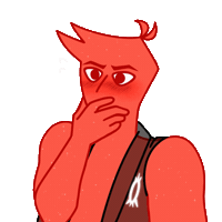 Nervous Sweat Sticker