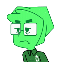 Tired Nerd Sticker