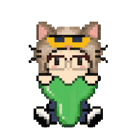 Happy Birthday Cat Sticker